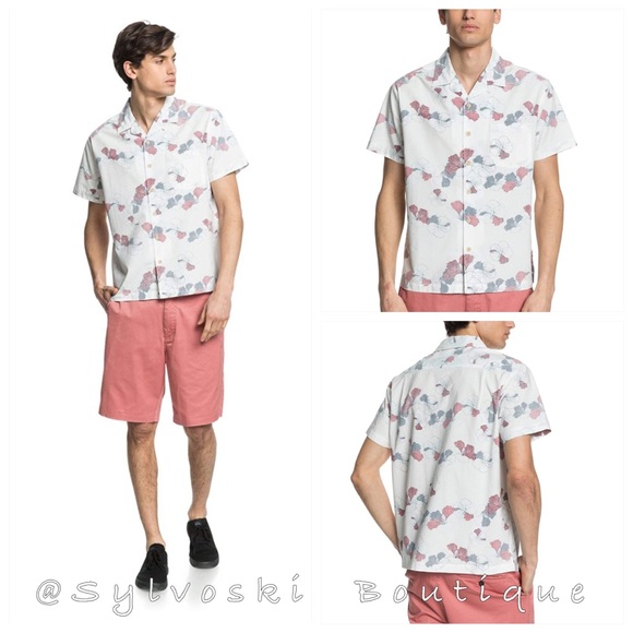 🌴 Quiksilver Men's Lei Around Woven NWT - Picture 7 of 7